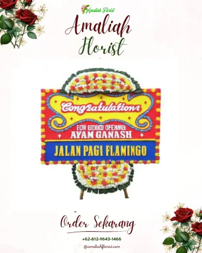 Bunga Papan Congratulation di Cisaranten Kulon